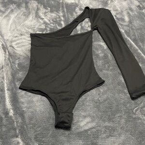 Fashion Nova Classic Black Bodysuit